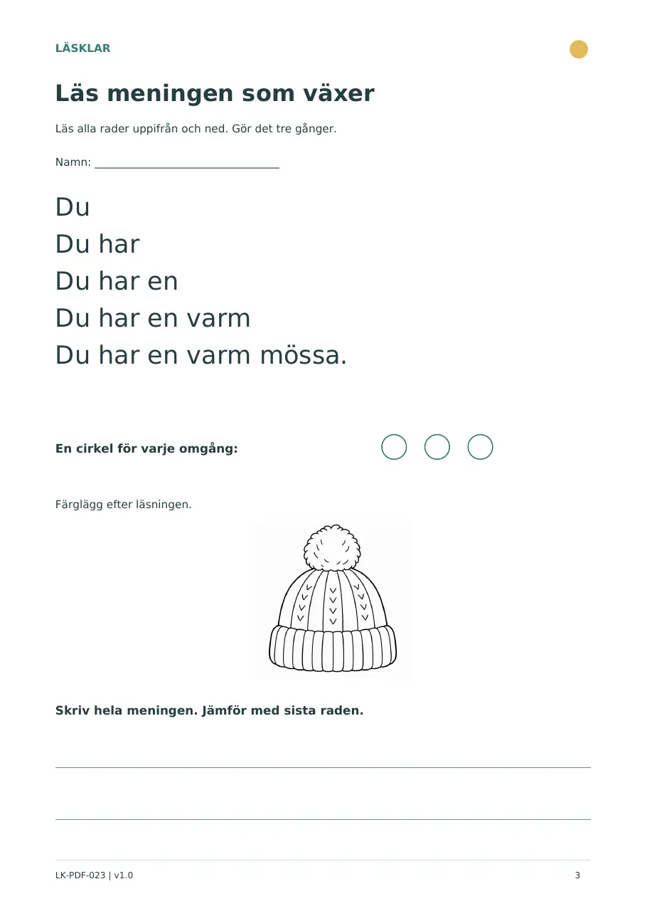 Sida 3 av 3 – elevbladet Läs meningen som växer